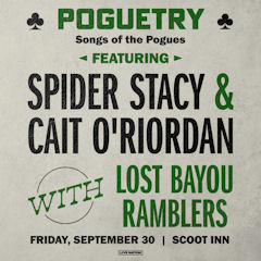 Poguetry: Songs of the Pogues Sep 2022